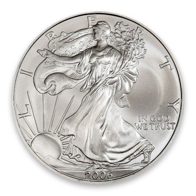 2006 1 Oz American Silver Eagle Brilliant Uncirculated (BU)