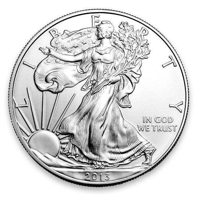 2013 1 Oz American Silver Eagle Brilliant Uncirculated (BU)
