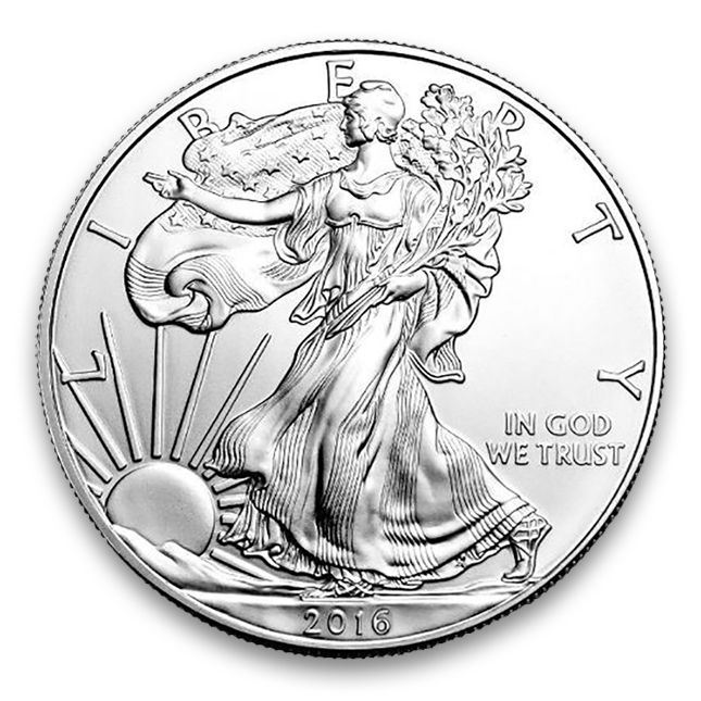 2016 1 Oz American Silver Eagle Brilliant Uncirculated (BU)