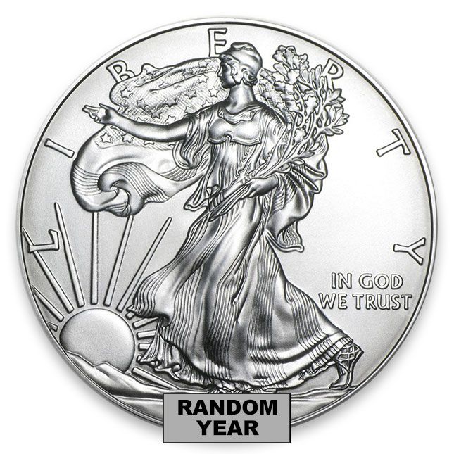 1 Oz American Silver Eagle BU (Dates of Our Choice)