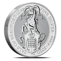 2020 British Queen's Beast Yale 10 oz Silver Coin
