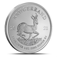 2021 South African Krugerrand 1 oz Silver Coin BU