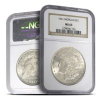 1921 Morgan Dollar Silver Coin NGC MS63