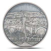 2022 Antique Niue Lord of the Rings The Shire 3 oz Silver Coin