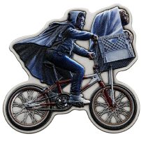 2022 Niue 40th Anniversary E.T. Bicycle Shaped 2 oz Silver Coin