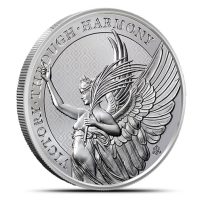 2022 St. Helena Queen’s Virtues Victory 5 oz Silver Coin BU