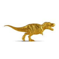 2022 Republic of Chad Tyrannosaurus Dissected 3 oz Silver Coin Gilded, with Box & CoA