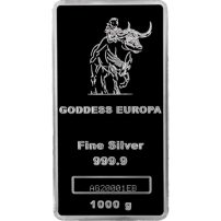 2023 Republic of Chad Goddess Europa 1 Kilo Silver Coin BU
