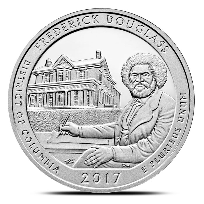 2017 ATB Frederick Douglass National Historic Site 5 oz Silver Coin