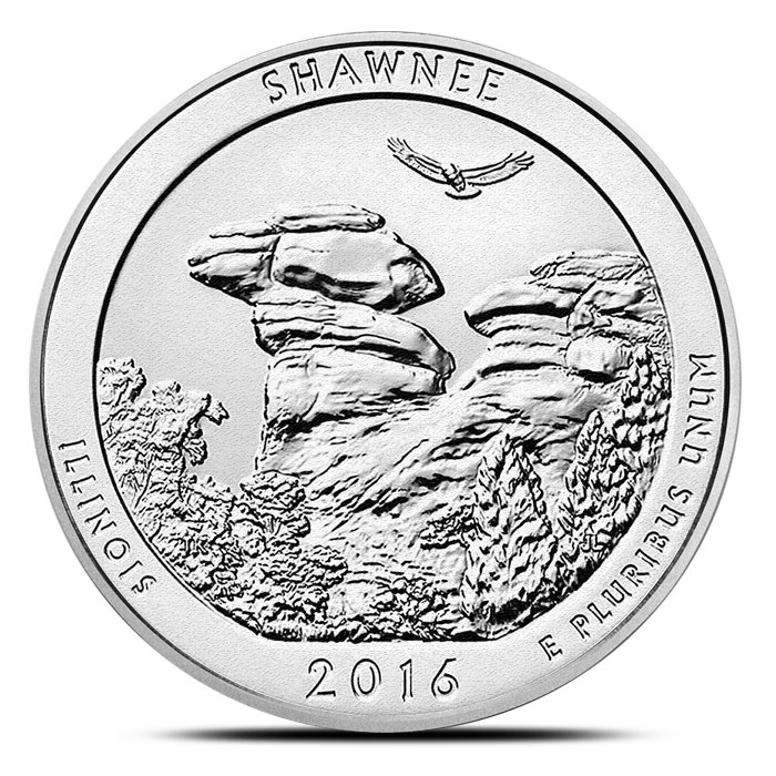 2016 ATB Shawnee National Forest 5 oz Silver Coin
