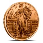 1 oz Copper Standing Liberty Rounds (New)