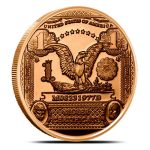 1 oz Copper $1 Banknote Rounds (New)
