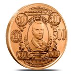 1 oz Copper $500 Banknote Rounds (New)