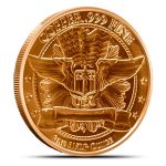 1 oz Copper Don’t Mess With Me Alligator Rounds (New)