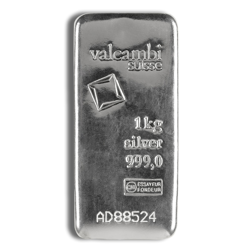 1 Kilo Silver Bar – Valcambi
