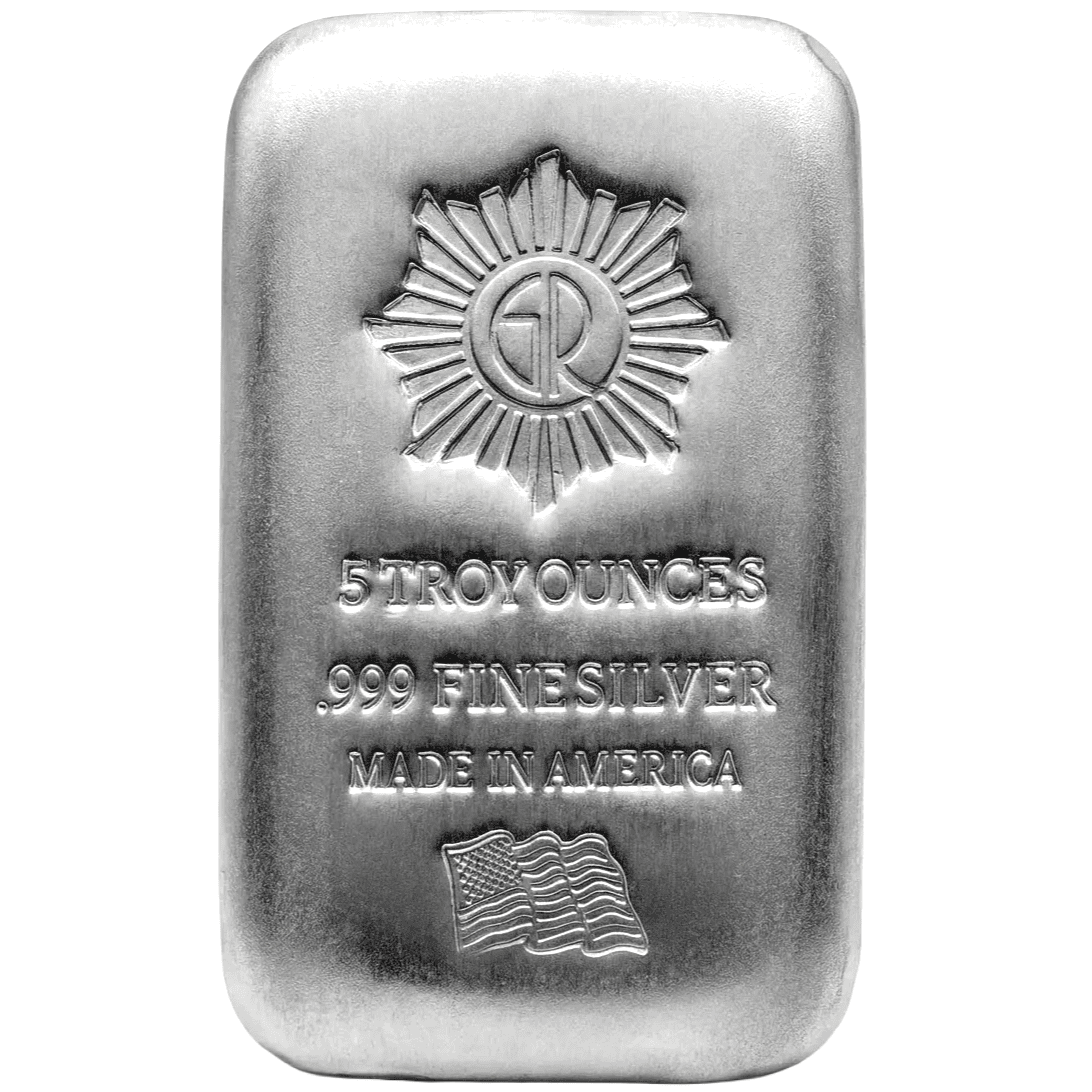 GR Reserve 5 oz Silver .999 Cast Bar