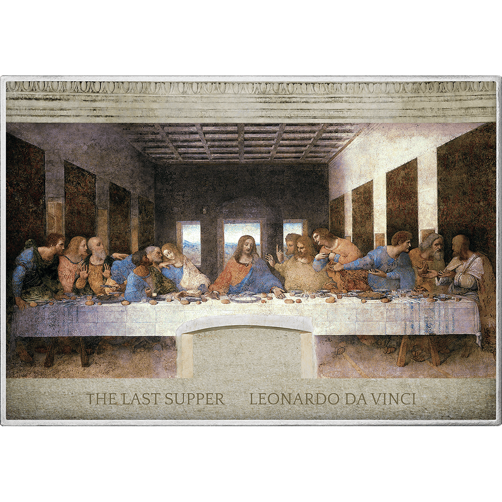 2026 Cameroon Art Gallery The Last Supper Leonardo da Vinci 1 oz Silver Coin
