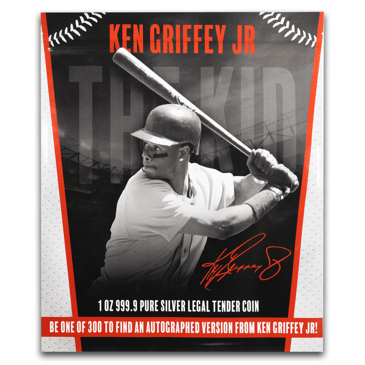 2025 Solomon Islands Ken Griffey Jr. 1 oz Silver Colorized Coin Blind Box