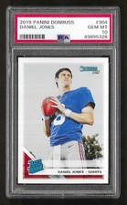 2019 Panini Donruss #304 Daniel Jones RC Rookie PSA 10