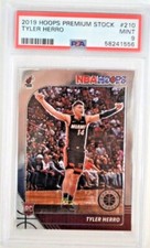 TYLER HERRO 2019 Hoops Premium Stock RC Rookie #210 MINT PSA 9