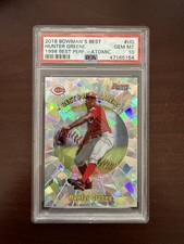 2018 Bowmans Best Hunter Greene RC Rookie Atomic Refractor PSA 10