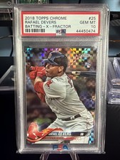 2018 Topps Chrome - Rafael Devers #25 X-Fractor (RC) PSA 10