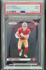Ricky Pearsall 2024 Panini Prizm #383 Rookie RC PSA 9 Mint 49ers