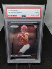 2024 Panini Prizm Jayden Daniels #347 (RC) PSA 9