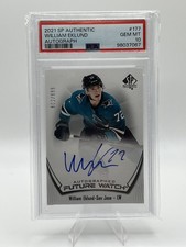 2021-22 SP Authentic Future Watch Auto William Eklund /999 PSA 10 RC #177