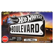 2025 Hot Wheels Boulevard 25-Car Factory Set Premium Real Riders Die-Cast 1:64