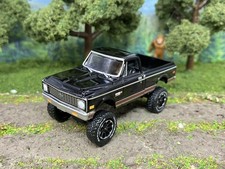 1972 Chevrolet K10 Lifted 4x4 Truck 1/64 Diecast Custom Off Road 4WD Greenlight