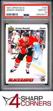 1991 UPPER DECK #166 JEREMY ROENICK BLACKHAWKS HOF PSA 10