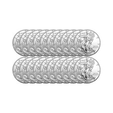 1 oz American Silver Eagle Coin (Random Year - Tube of 20)
