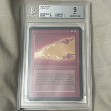 1993 MAGIC THE GATHERING MTG ALPHA FORK BGS 9