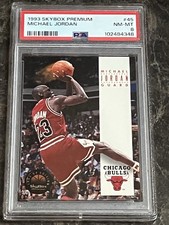 1993-94 Skybox Premium Michael Jordan #45 PSA 8 NM-MT Chicago Bulls Legend HOF
