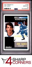 1991 PINNACLE #150 JOE SAKIC NORDIQUES HOF PSA 10