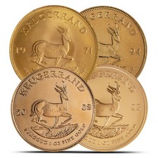 1 oz South African Gold Krugerrand Coin (Random Year)