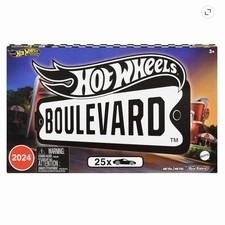 2024 Hot Wheels Boulevard 25-Car Factory Set, Premium Die-Cast 1:64