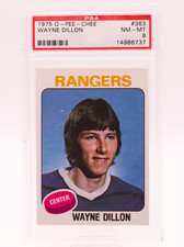 1975 O-Pee-Chee #363 Wayne Dillon PSA 8 NM-MT New York Rangers OPC Hockey