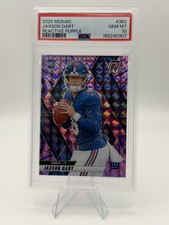 PSA 10 Jaxson Dart Mosaic Reactive Purple