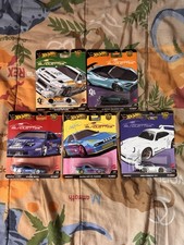 2025 Hot Wheels Premium Car Culture Silhouettes Mix - Complete Set of 5