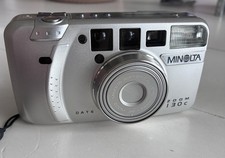 Minolta Zoom 130C Date 35mm Point & Shoot Film Camera 38-130mm - Tested