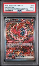 2025 POKEMON MEP EN-ME BLACK STAR #024 ORICORIO ex ULTRA-PREMIUM PSA 9 #297