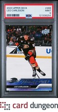 Leo Carlsson 2023 Upper Deck #468 Young Guns - 121338254 PSA 9