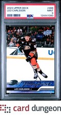 Leo Carlsson 2023 Upper Deck #468 Young Guns - 124441080 PSA 9