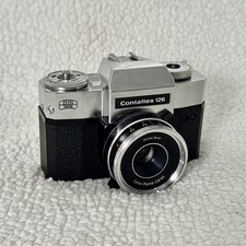 Zeiss Ikon Contaflex 126 SLR Camera 45mm F2.8 Lens Vintage film with case