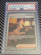 PSA 9 Giovanni's Charisma 204/165 Scarlet & Violet MEW 151 Pokemon Graded Card