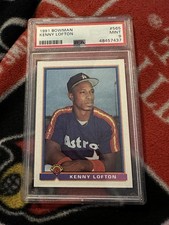 1991 Kenny Lofton Bowman Rookie RC #565 PSA 9