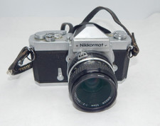 Vintage Nikon Nikkormat FT2 35mm SLR Film Camera w/ Nikkor 50mm f/2 Lens