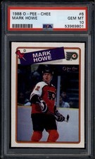 1988-89 O-Pee-Chee 6 Mark Howe PSA 10 GEM MT